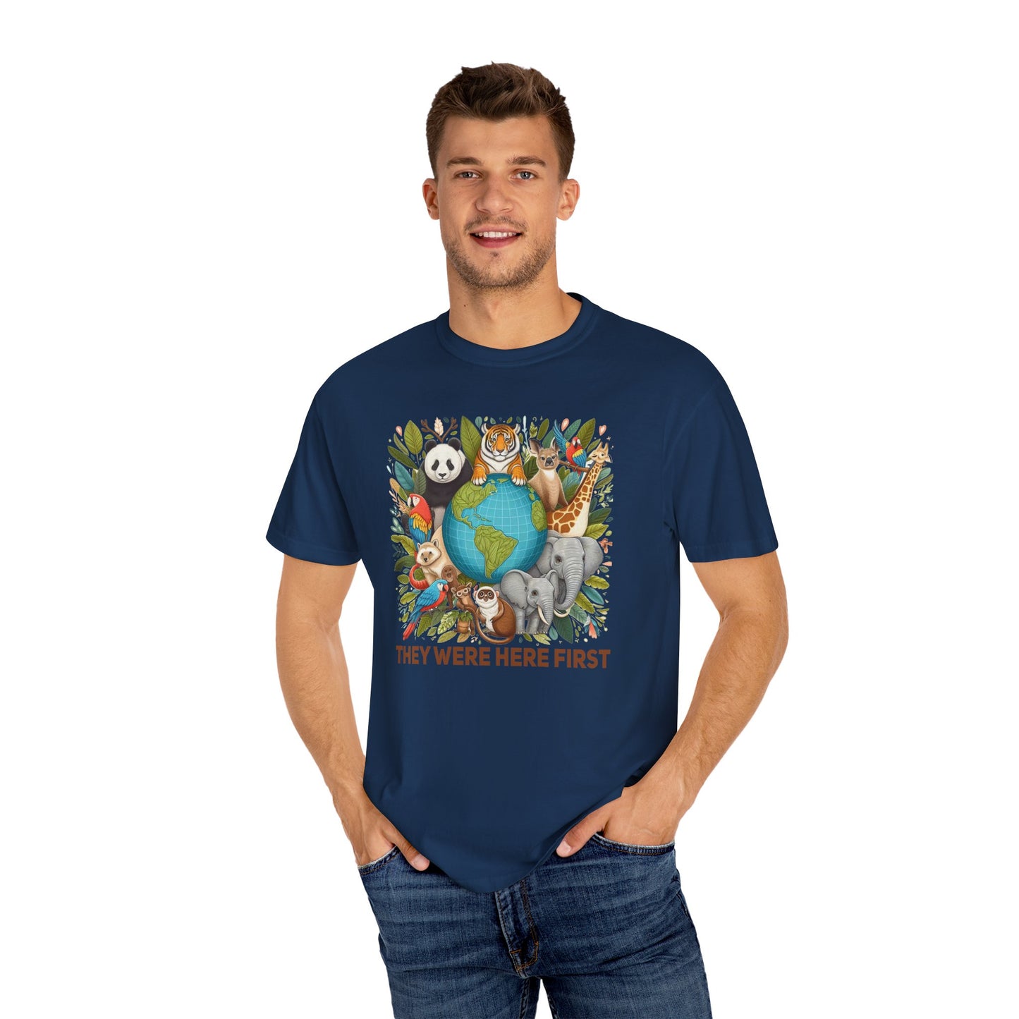 They Were Here First Animal T-shirt - 15 colors