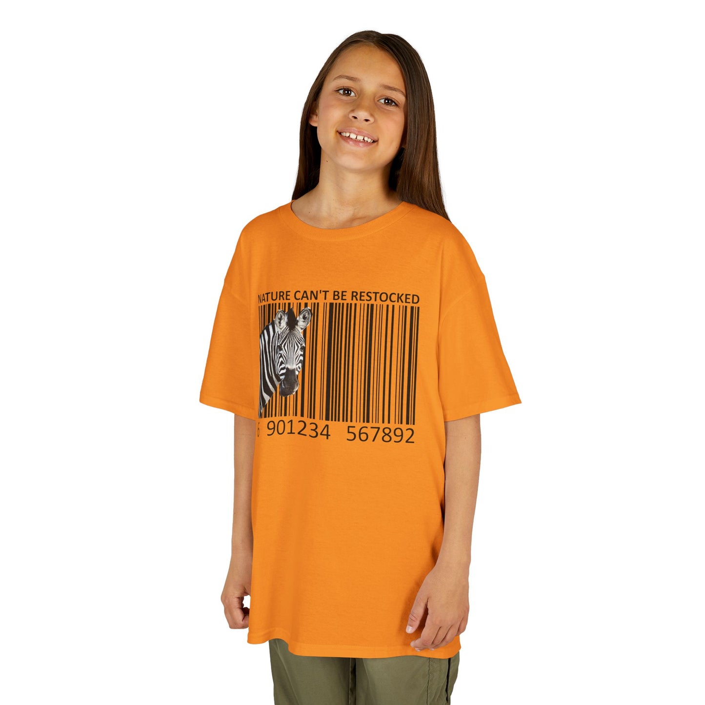Kids' Nature Can't Be Restocked Zebra T-shirt - 10 colors