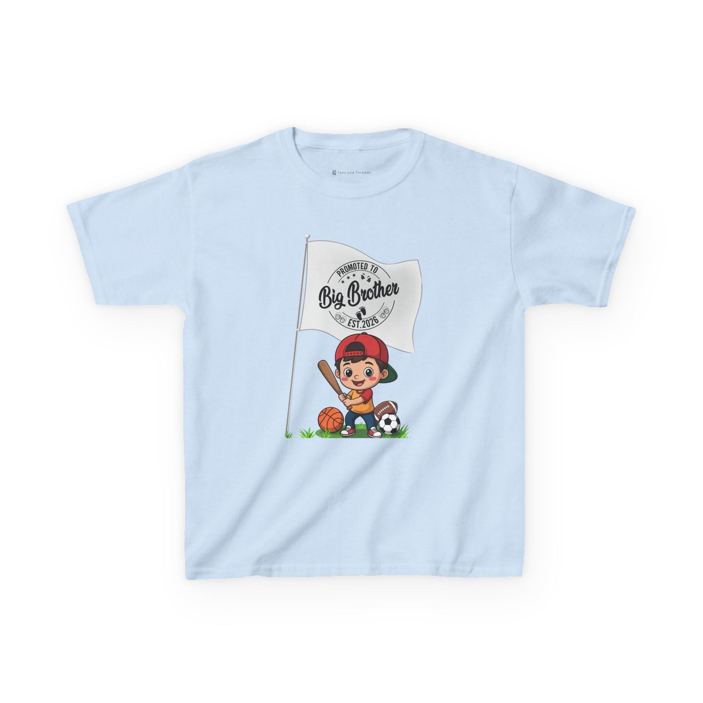 Kids' Promoted to Big Brother 2026 T-Shirt - 16 colors