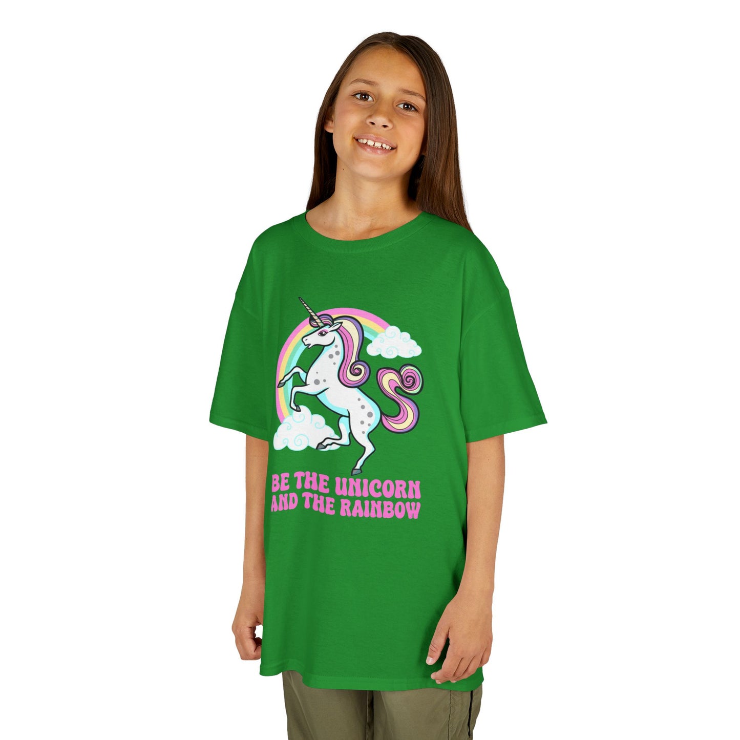 Kids' Be The Unicorn and The Rainbow T-Shirt - 17 Colors
