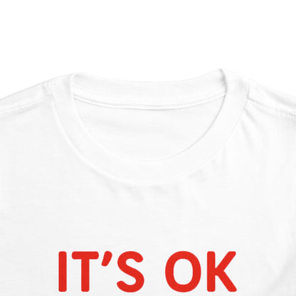 It's OK To Be Different Cute Fishy Toddler Tee - 8 colors