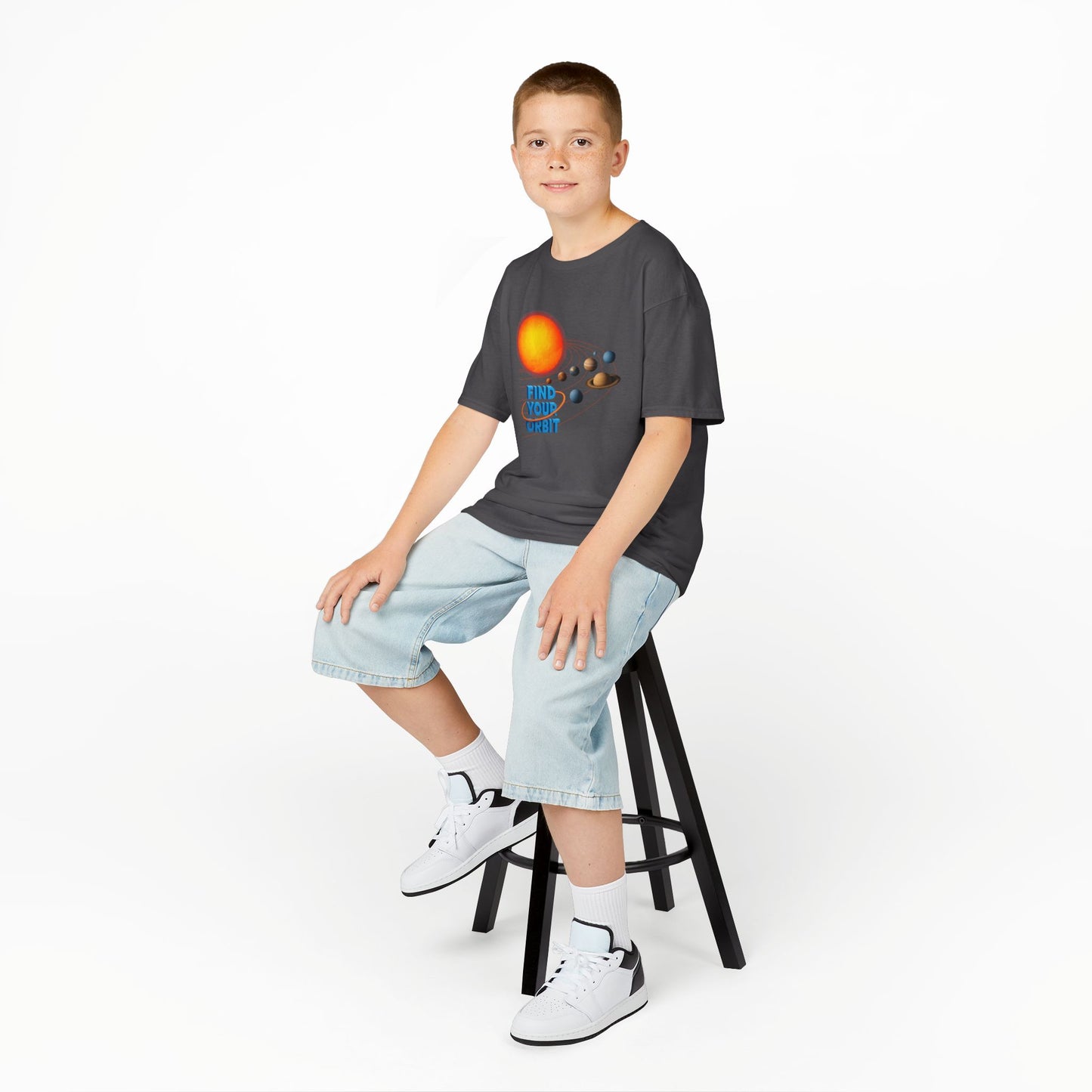 Kids' Find Your Orbit Planets T-shirt - 13 colors