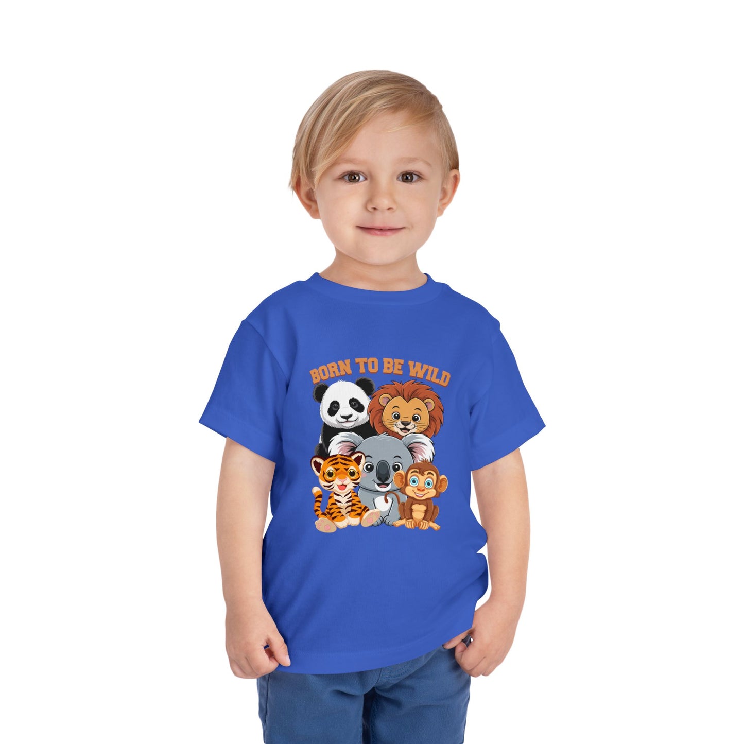 Born To Be Wild Cute Animals Toddler Tee - 8 colors