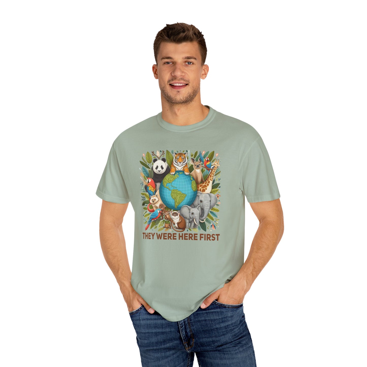 They Were Here First Animal T-shirt - 15 colors
