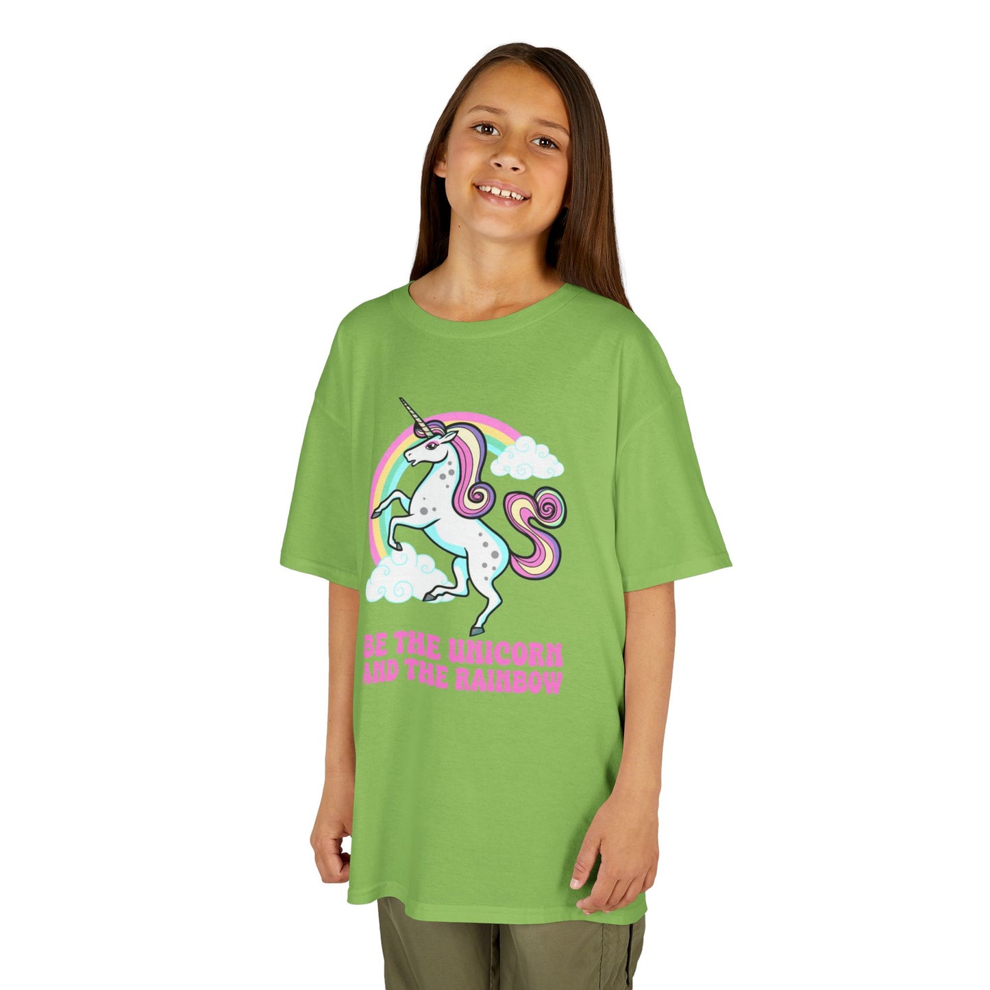 Kids' Be The Unicorn and The Rainbow T-Shirt - 17 Colors