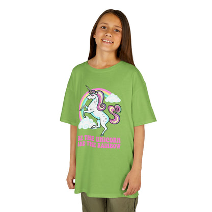 Kids' Be The Unicorn and The Rainbow T-Shirt - 17 Colors