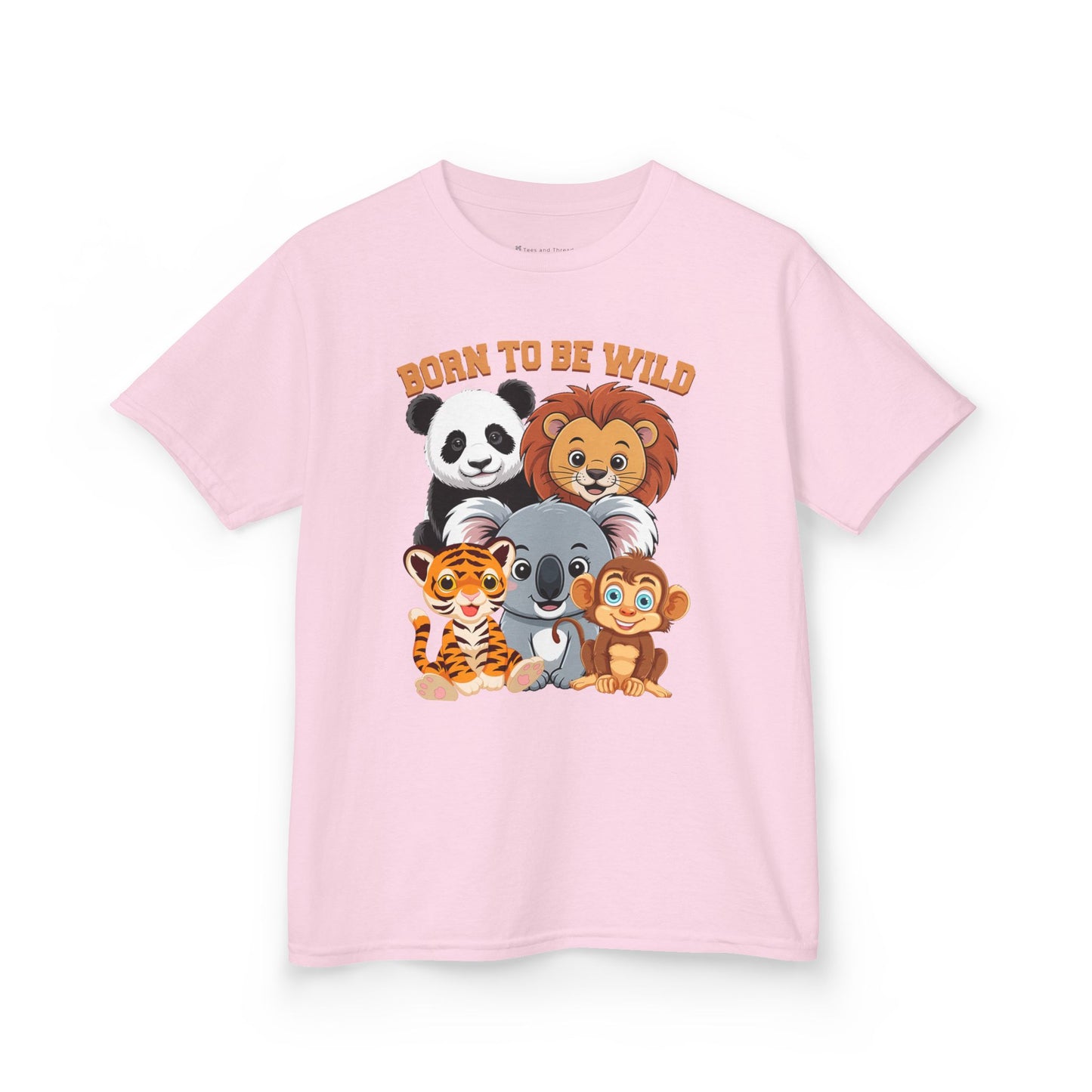 Kids' Born to Be Wild Animal Friends T-Shirt - 18 colors