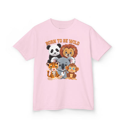 Kids' Born to Be Wild Animal Friends T-Shirt - 18 colors