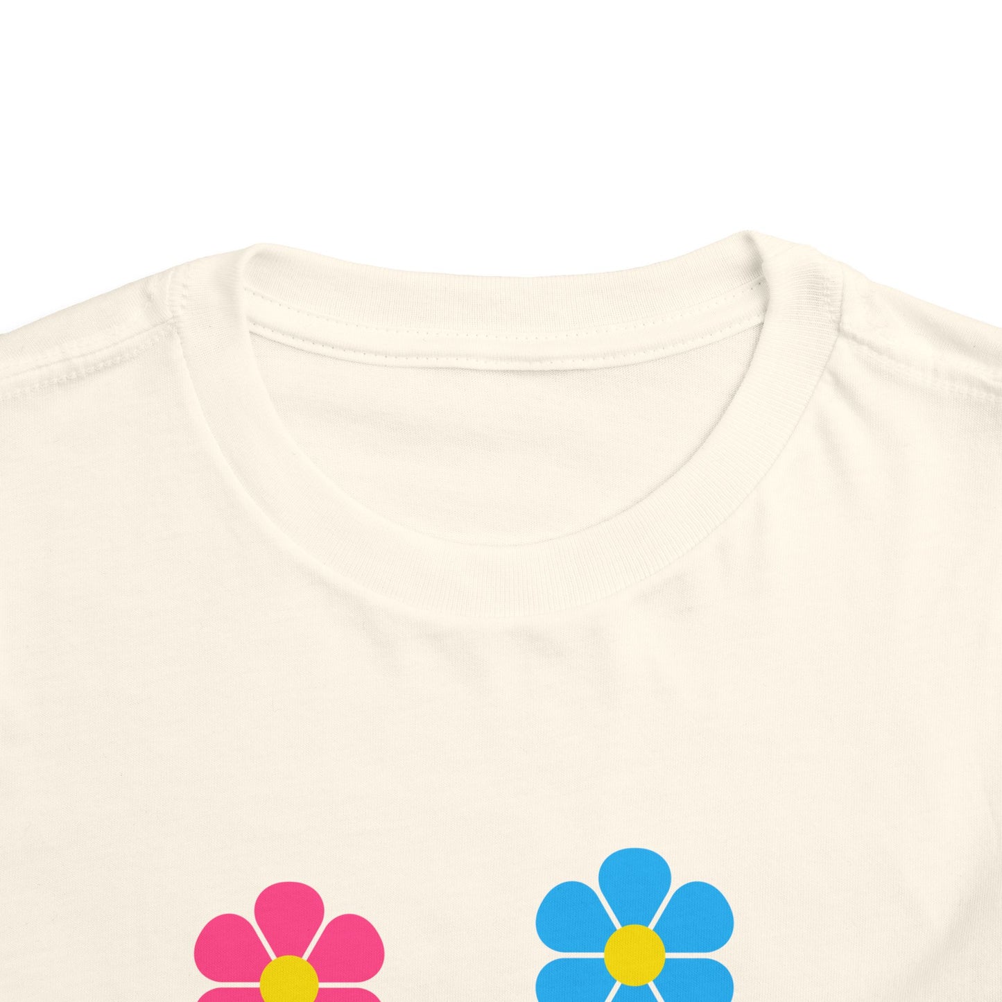 Girls' Smiley Cute Toddler Flower Tee - 10 colors