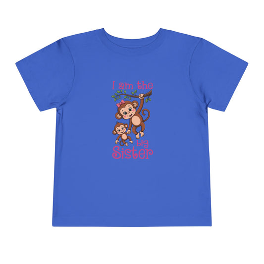 I Am The Big Sister Cute Toddler Tee - 7 colors