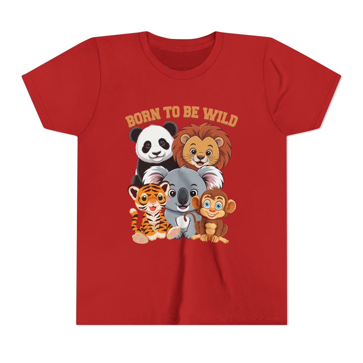 Born to Be Wild Animal Friends Kids T-Shirt