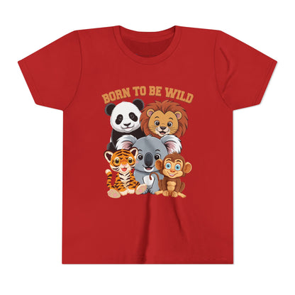 Born to Be Wild Animal Friends Kids T-Shirt