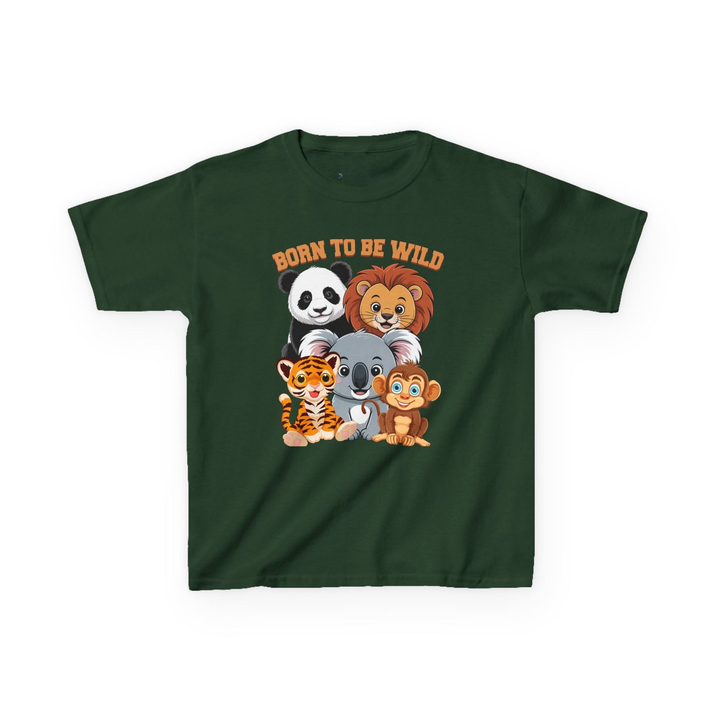 Kids' Born to Be Wild Animal Friends T-Shirt - 18 colors