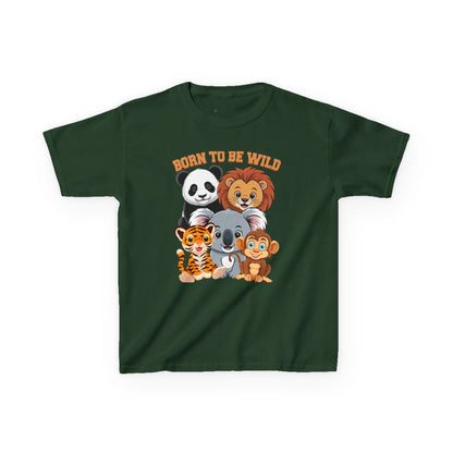 Kids' Born to Be Wild Animal Friends T-Shirt - 18 colors