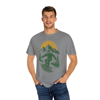 Snowboard Sundown Unisex T-Shirt - 10 colors
