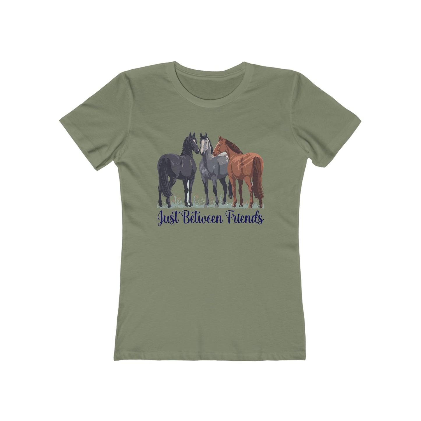 Women's Just Between Friends Horse T-Shirt - 7 colors