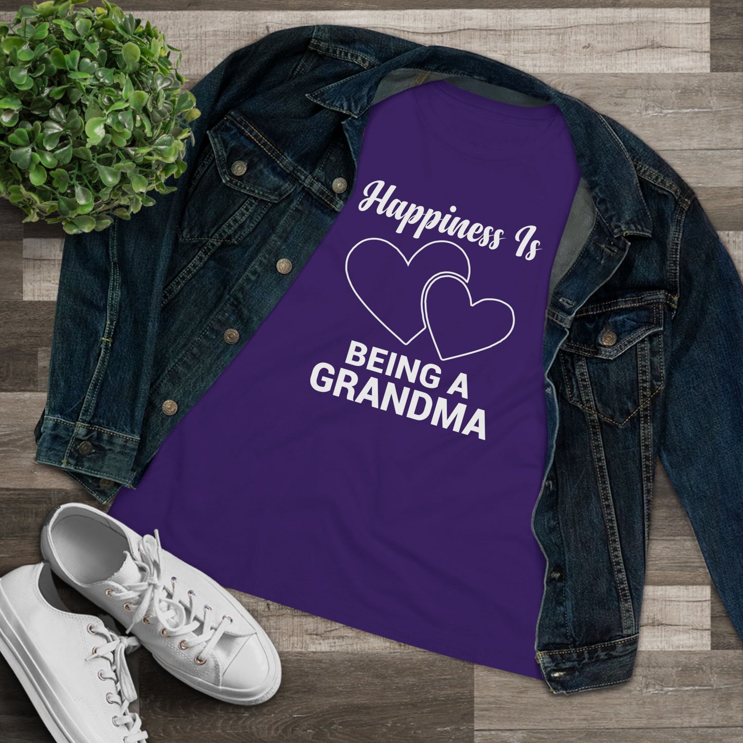 Women's Happiness is Being a Grandma Semi-Relaxed T-Shirt - 6 colors