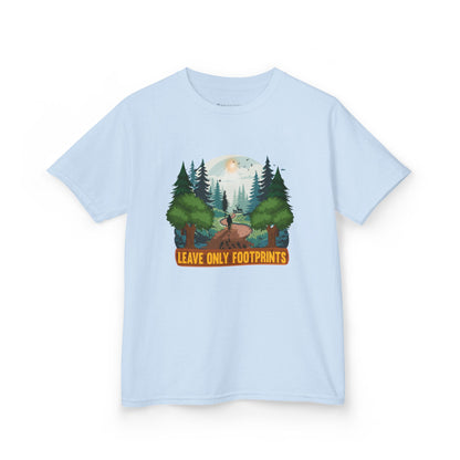 Kids' Leave Only Footprints Forest T-Shirt - 18 colors