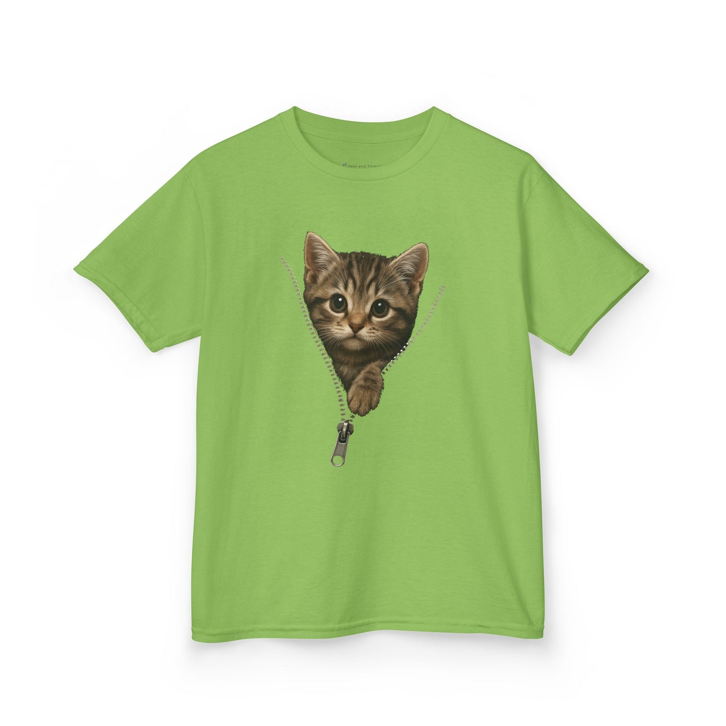 Kids' Peeking Kitten T-shirt - 14 colors