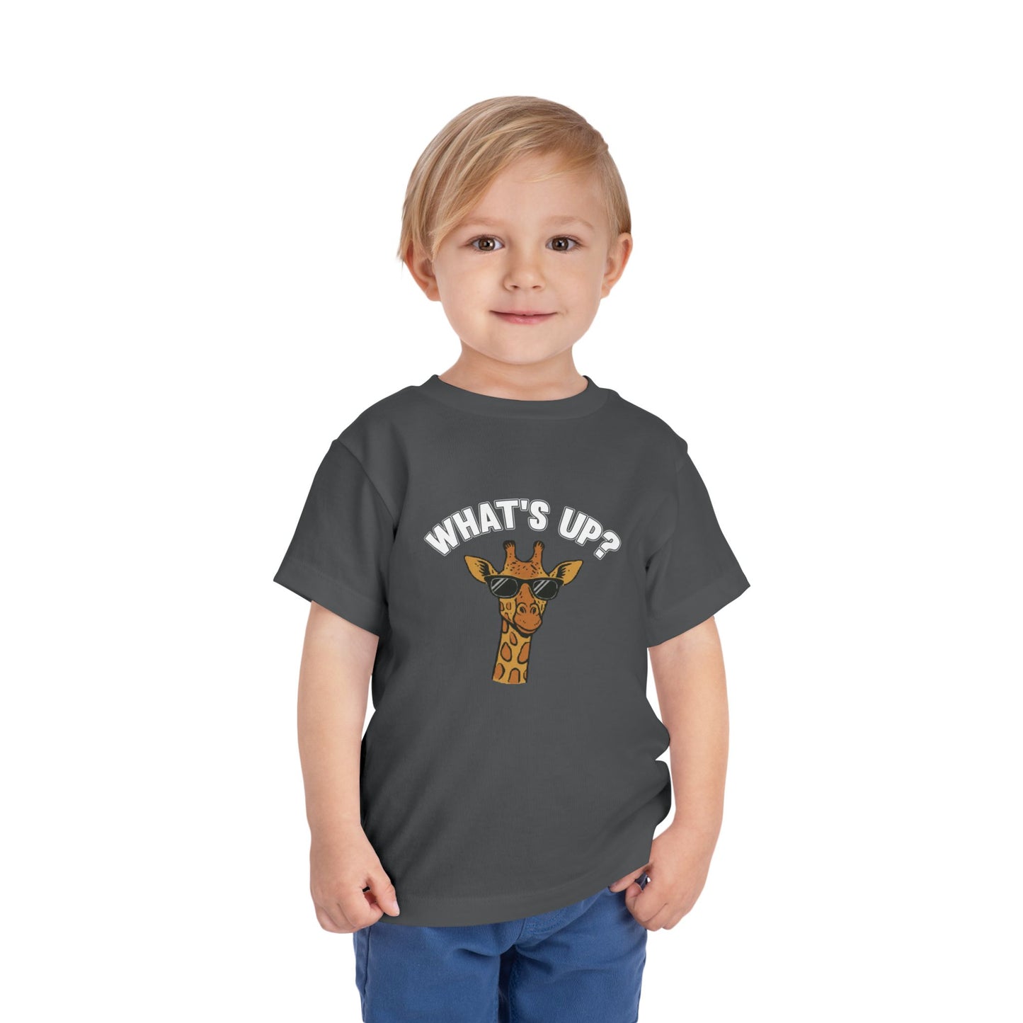 What's Up Cute Giraffe Toddler Tee - 6 colors