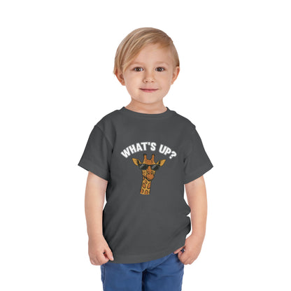 What's Up Cute Giraffe Toddler Tee - 6 colors