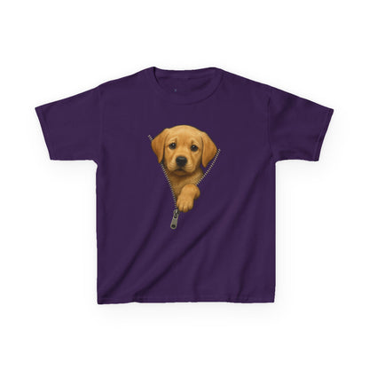 Kids' Peeking Puppy T-shirt - 15 colors