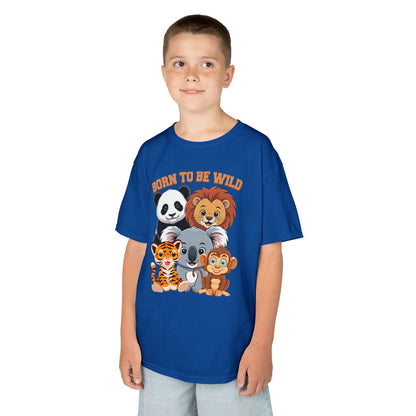 Kids' Born to Be Wild Animal Friends T-Shirt - 18 colors