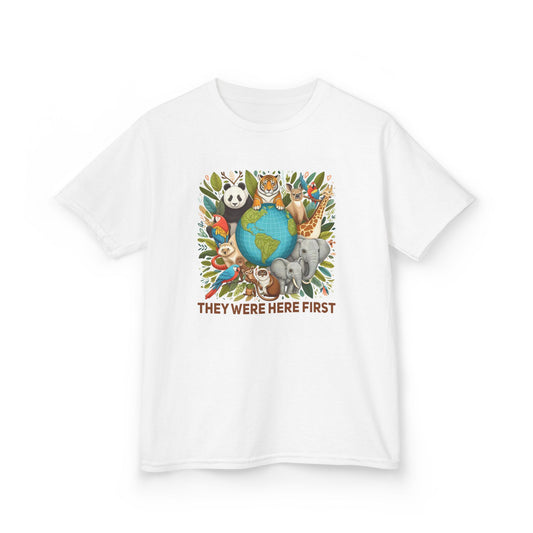 Kids' They Were Here First Animal T-shirt - 14 colors