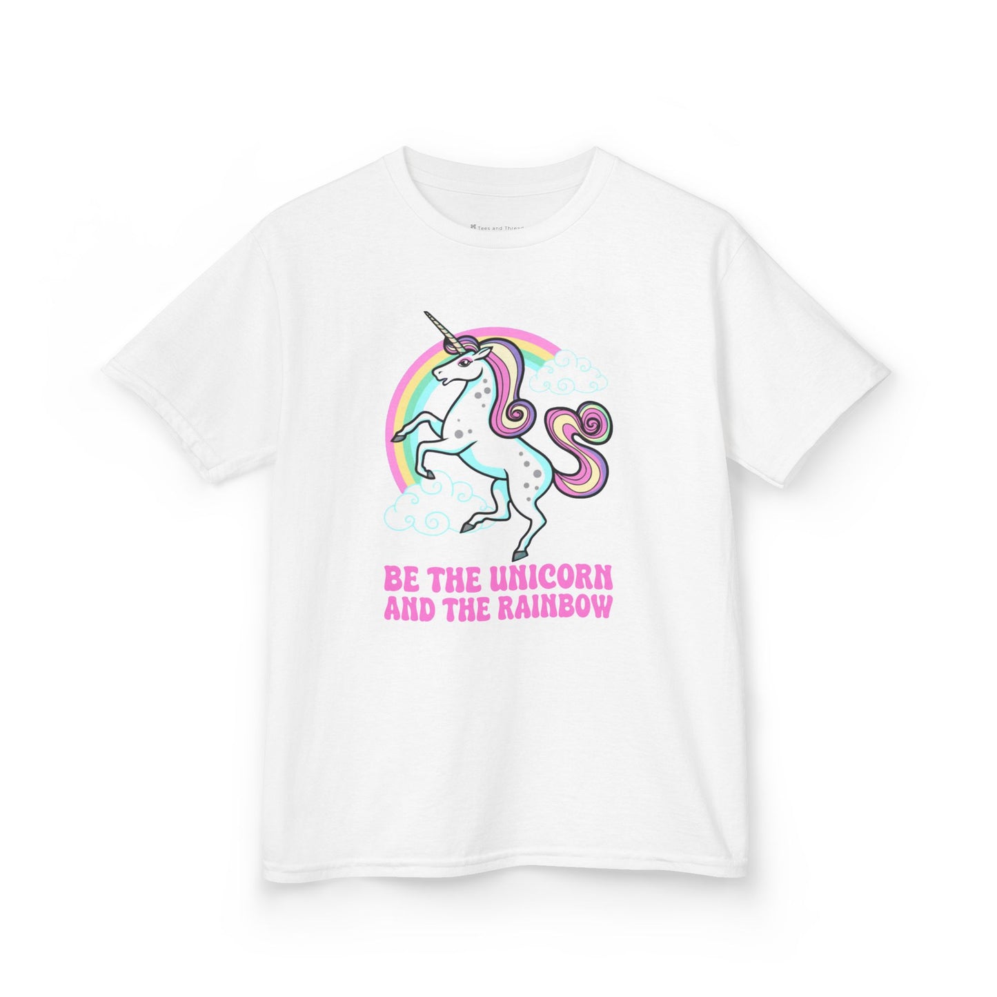 Kids' Be The Unicorn and The Rainbow T-Shirt - 17 Colors