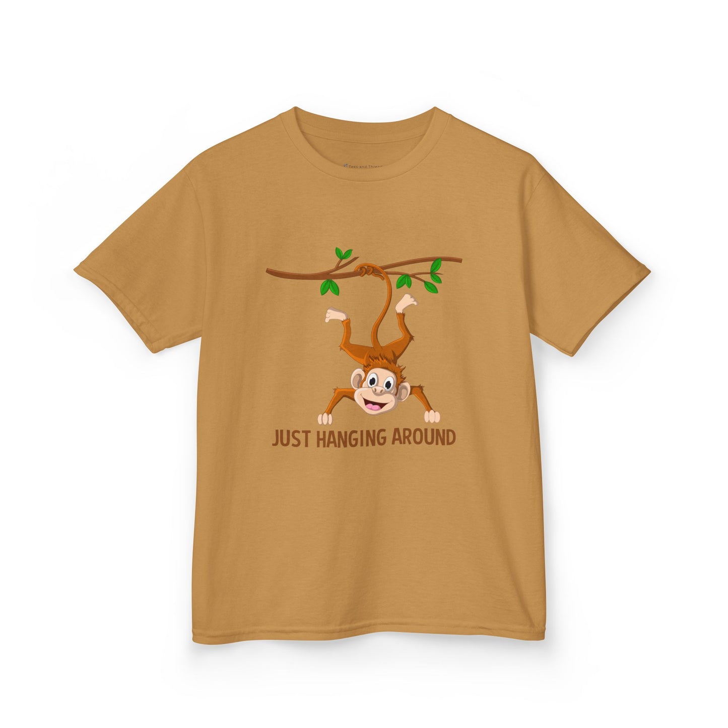 Kids' Just Hanging Around Monkey T-Shirt - 18 colors