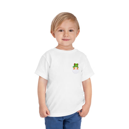 Froggy Friend Cute Toddler Tee - 7 colors