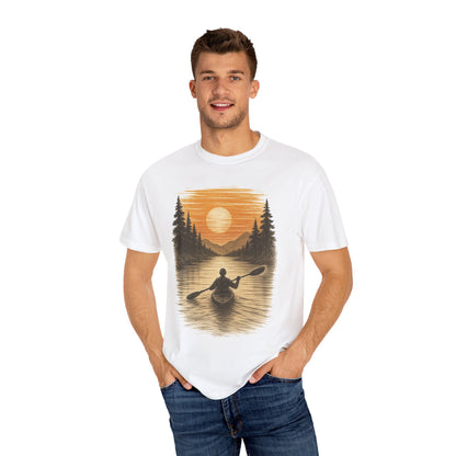 Sunset Kayak Unisex T-Shirt - 11 colors