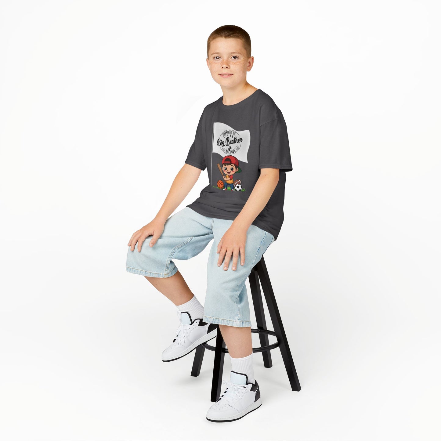 Kids' Promoted to Big Brother 2025 T-Shirt - 12 colors