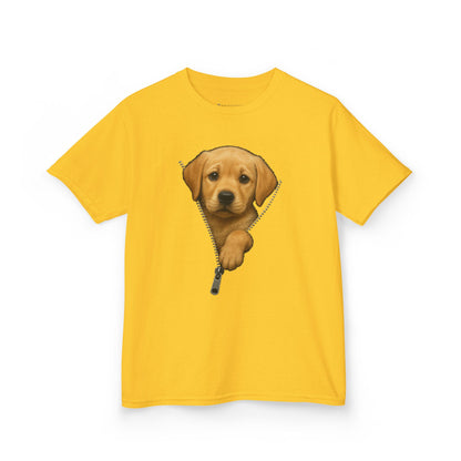 Kids' Peeking Puppy T-shirt - 15 colors