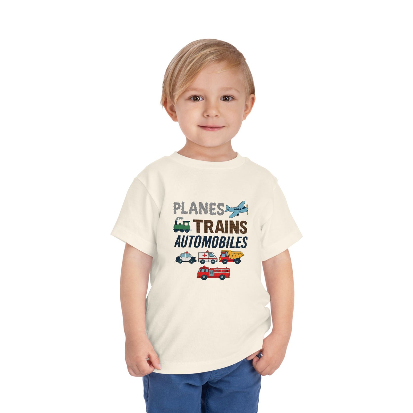 Planes, Trains, Automobiles Cute Toddler Tee - 7 colors
