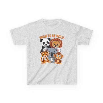 Kids' Born to Be Wild Animal Friends T-Shirt - 18 colors