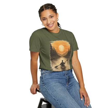 Sunset Kayak Unisex T-Shirt - 11 colors