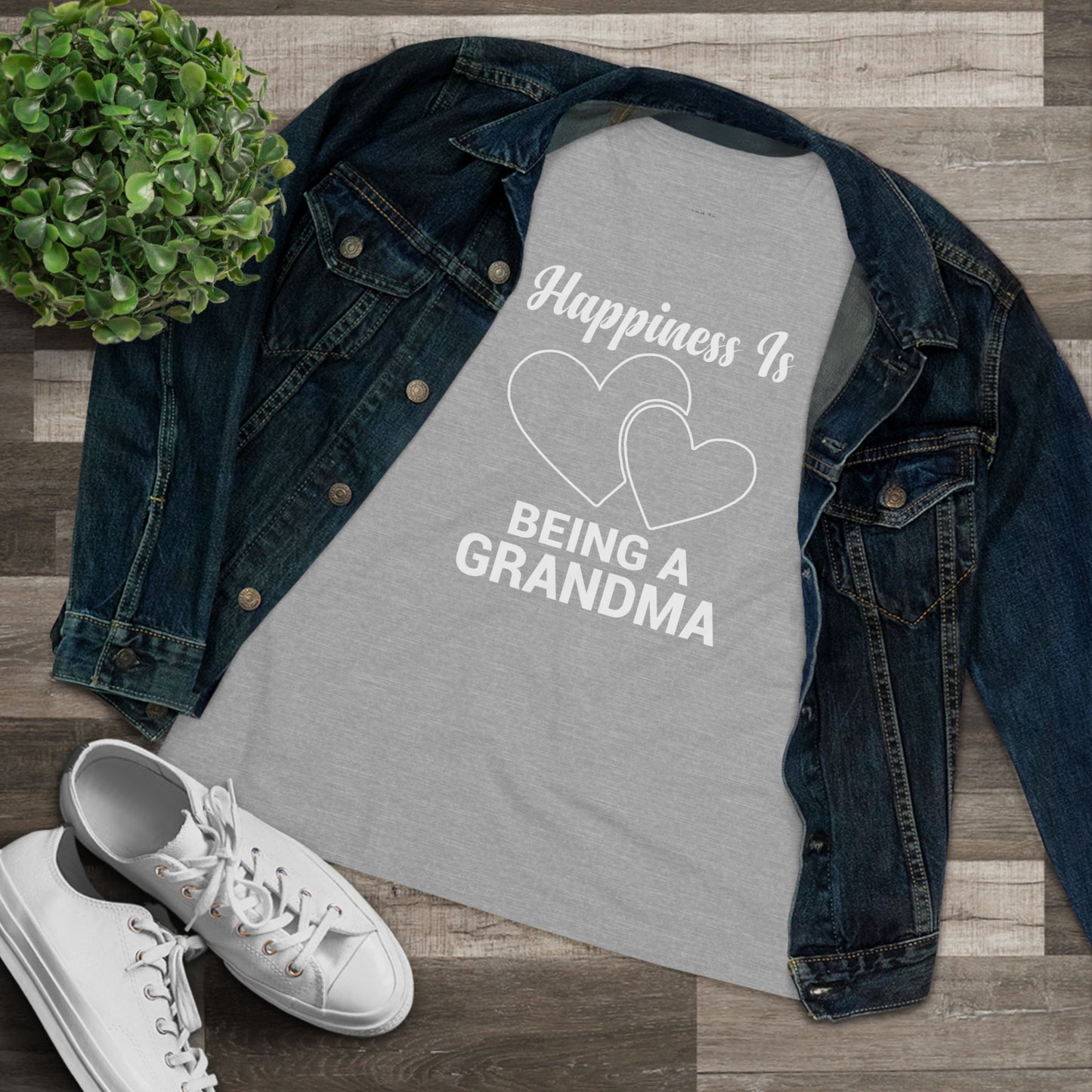 Women's Happiness is Being a Grandma Semi-Relaxed T-Shirt - 6 colors