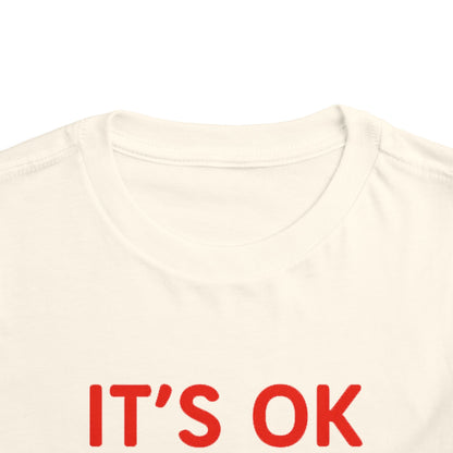 It's OK To Be Different Cute Fishy Toddler Tee - 8 colors