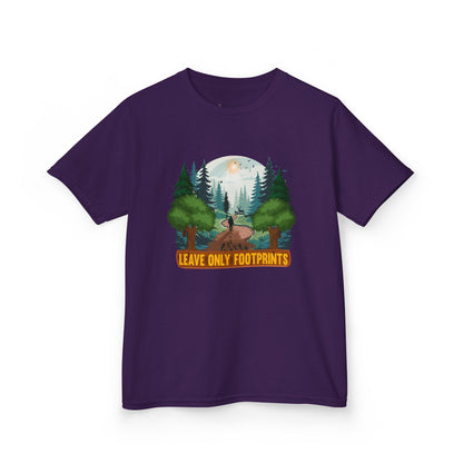 Kids' Leave Only Footprints Forest T-Shirt - 18 colors