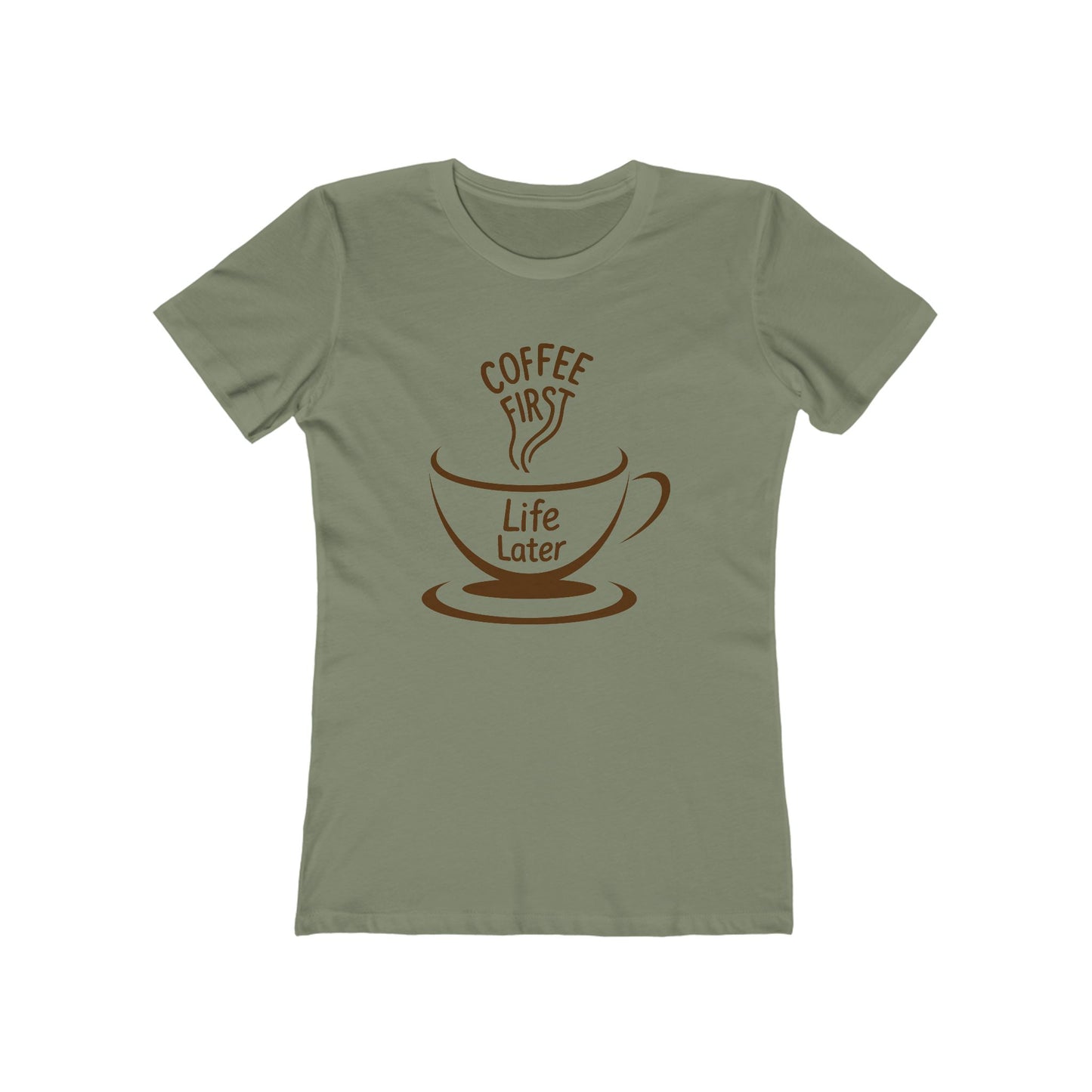 Women's Coffee First T-Shirt - 7 colors
