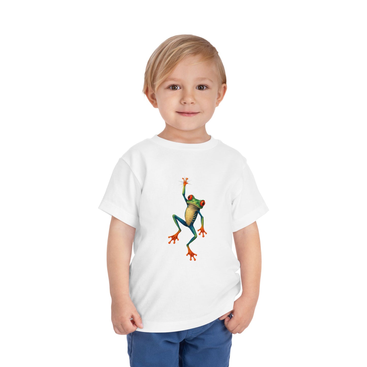 Hang on Froggy Cute Toddler Tee - 9 colors