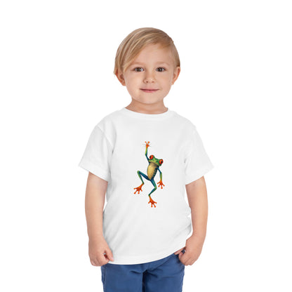 Hang on Froggy Cute Toddler Tee - 9 colors