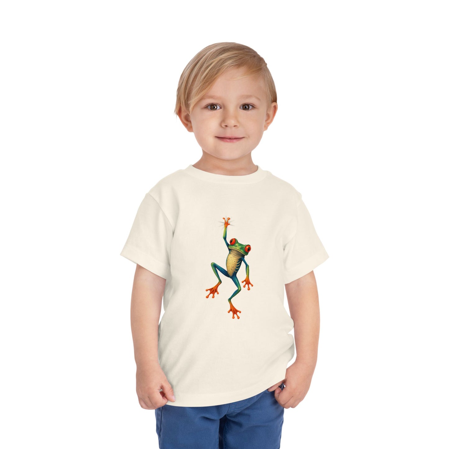 Hang on Froggy Cute Toddler Tee - 9 colors