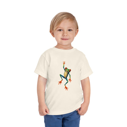 Hang on Froggy Cute Toddler Tee - 9 colors