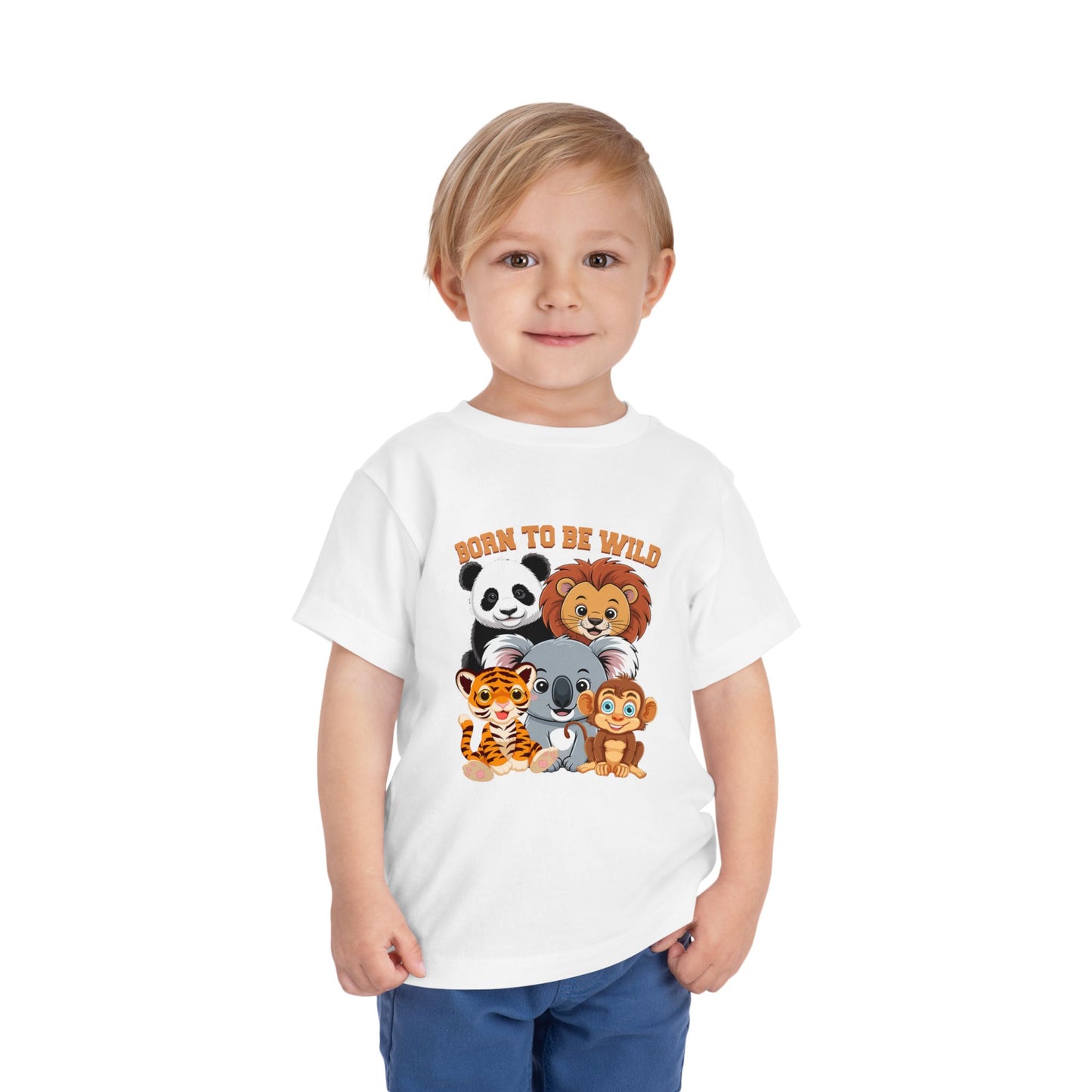 Born To Be Wild Cute Animals Toddler Tee - 8 colors