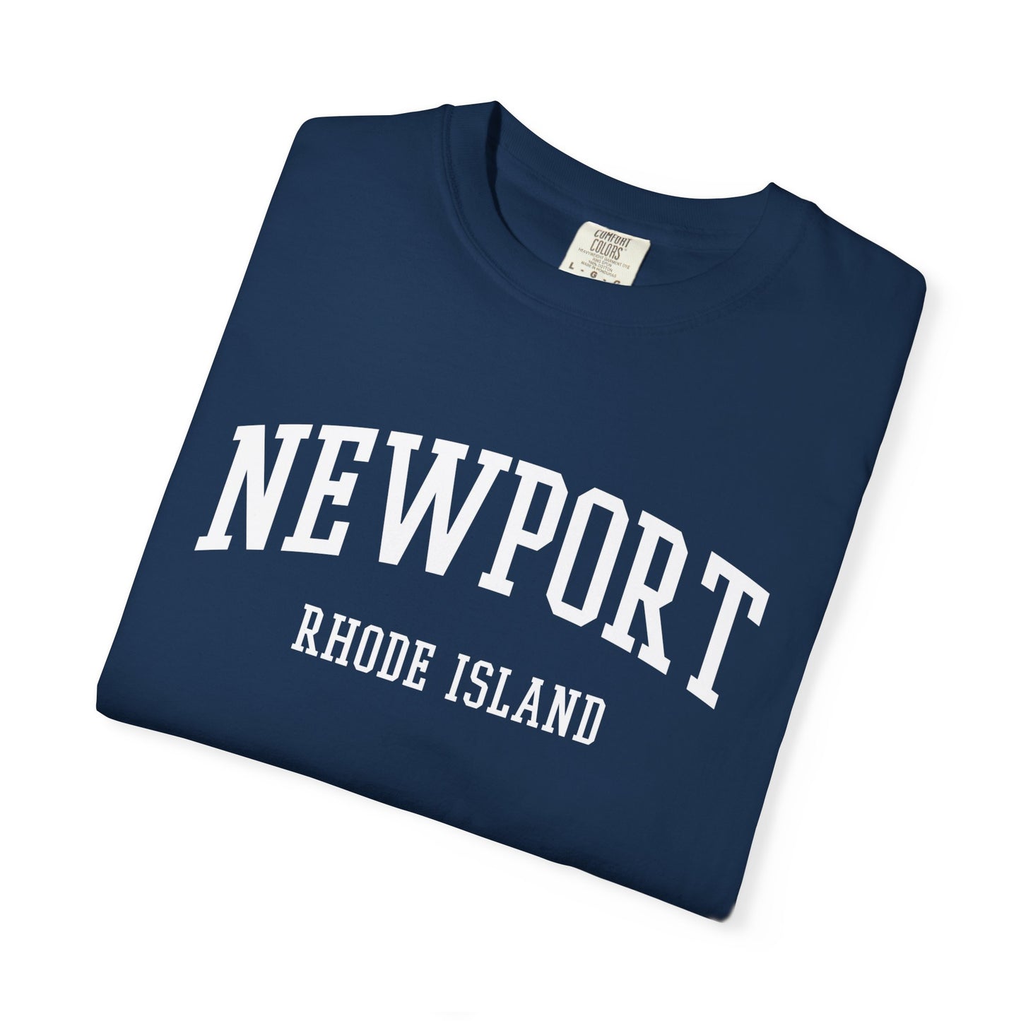 Newport Rhode Island Classic Block T-shirt - 15 colors