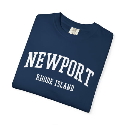Newport Rhode Island Classic Block T-shirt - 15 colors