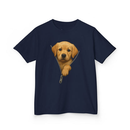 Kids' Peeking Puppy T-shirt - 15 colors