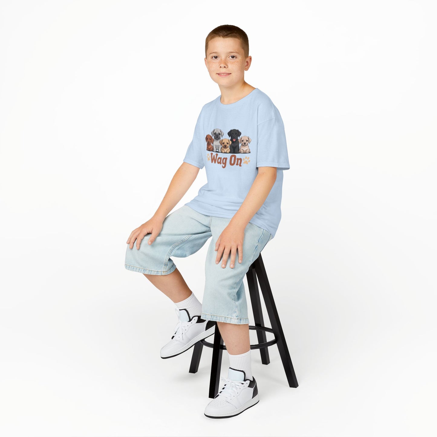 Kids' Wag On Furry Puppies T-Shirt